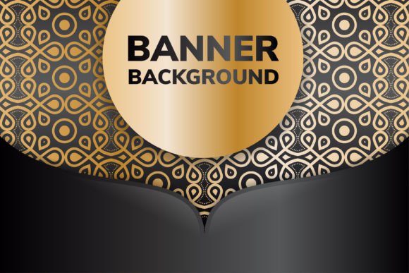 Banner Background Gold Black: Graphics & Backgrounds Review