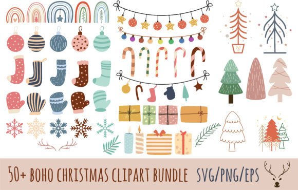 Boho Christmas Clipart Bundle: A Designer's Real-Stitch Review