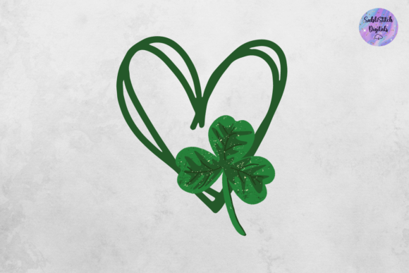 Cute Heart Trebol Graphic: Crafts & Graphics for Local Branding