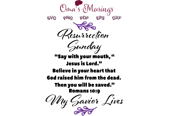 Easter Resurrection Sunday SVG: Graphics for Crafts