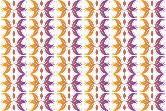 Floral Purple Pattern Gradient: Graphics & Patterns Review