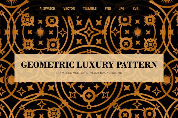 Gold Luxury Seamless Pattern: Graphics & Patterns