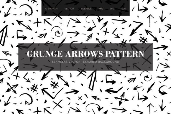 Grunge Arrows Seamless Pattern: Graphics & Patterns for Authentic Branding