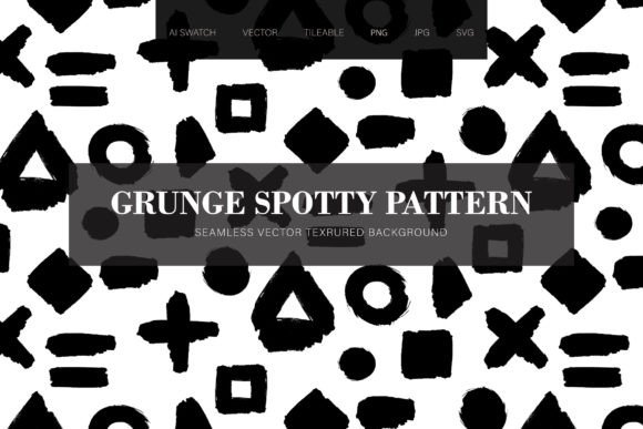 Grunge Memphis Seamless Pattern: Graphics & Patterns Review