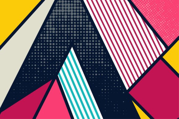Mosaic Halftone Background: Graphics & Backgrounds Review