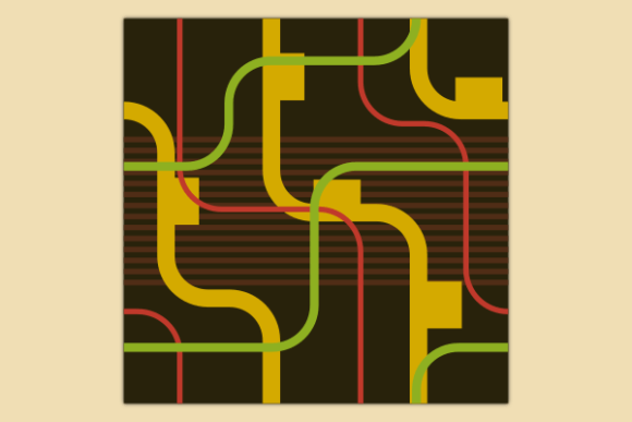 Retro Stacked Stripes Dark Pattern: A Designer's Real-Use Review