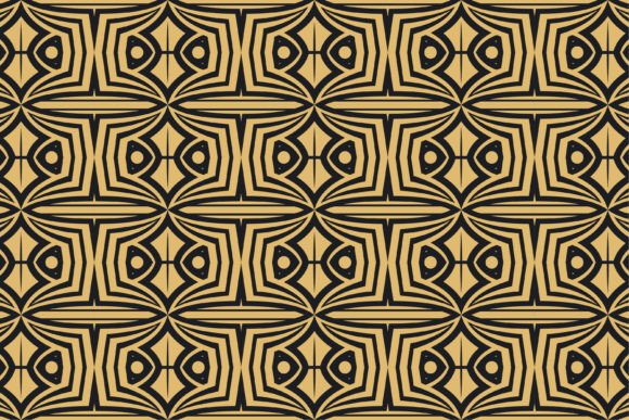 Shield Abstract Gold Pattern: Premium Graphics & Patterns