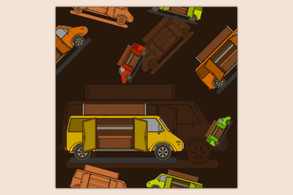 Two Doors Food Truck Dark Pattern: Graphics & Patterns Review