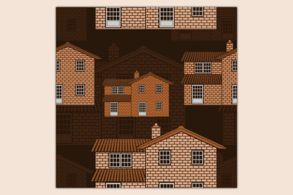 Two Floors English House Dark Pattern: Graphics & Pattern Review