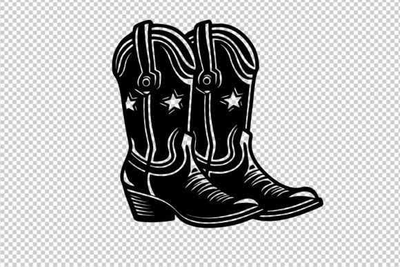 Women s Western Boots Graphics for Crafts